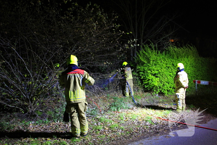 Buitenbrand snel onder controle