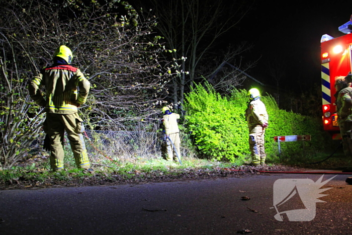 Buitenbrand snel onder controle