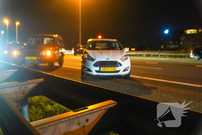 Vier voertuigen betrokken bij kettingbotsing op snelweg