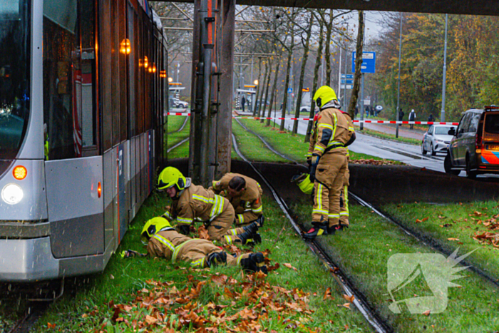 Persoon overleden bij botsing met tram