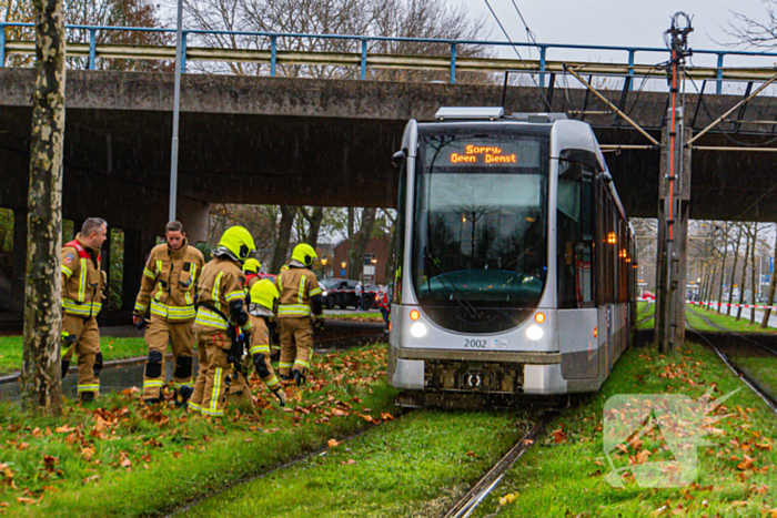 Persoon overleden bij botsing met tram