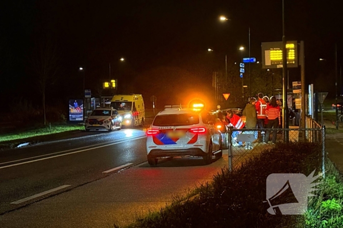 Gewonde bij kop-staart botsing