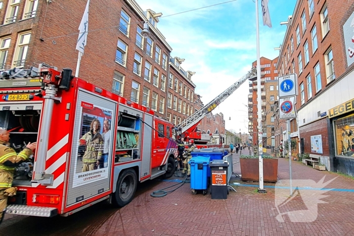 Veel rook bij brand in appartement