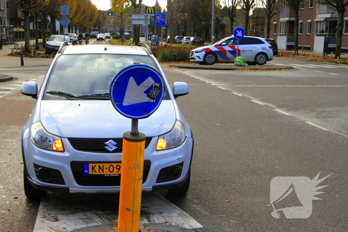 Fietser gewond bij aanrijding op kruispunt