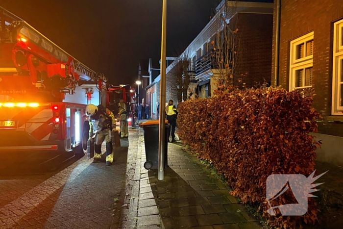 Brand in woning snel gedoofd