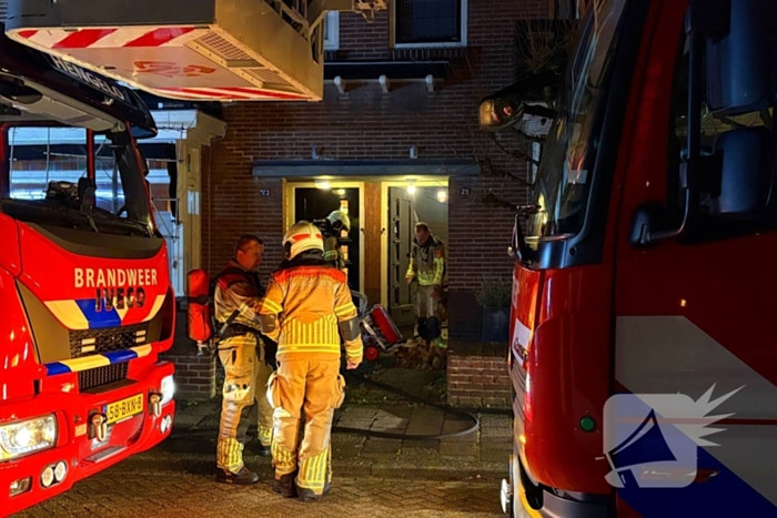 Brand in woning snel gedoofd