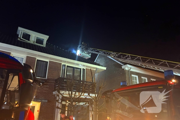 Brand in woning snel gedoofd