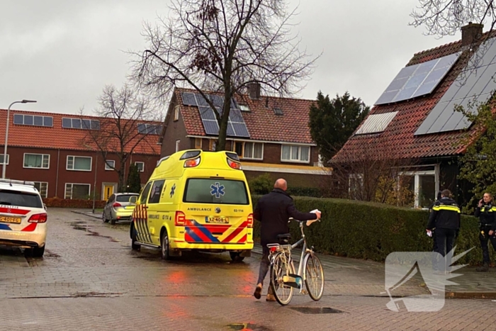 Twee fietsers botsen op elkaar