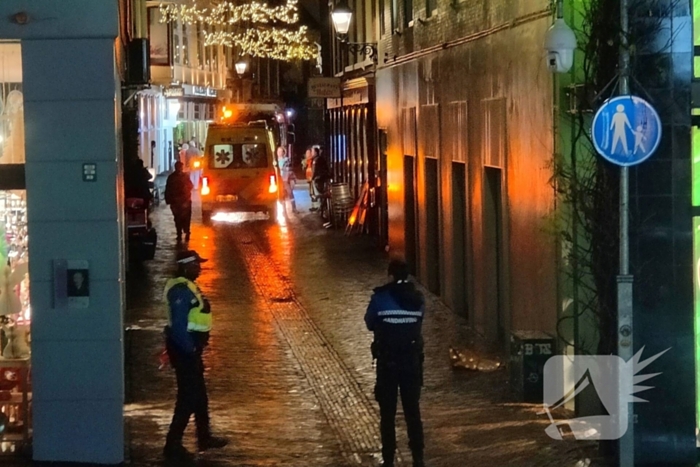 Keukenbrand in hamburgerrestaurant