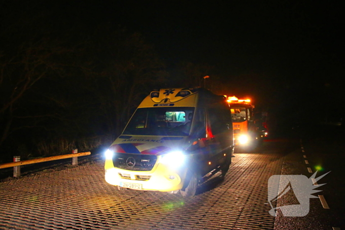 Betrokkene van ongeval onwel tijdens afsleep