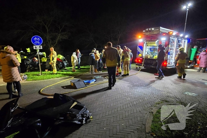 Veel bekijks bij brandweer oefening