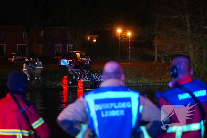 Grote zoekactie naar mogelijke drenkeling in vijver