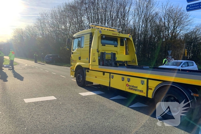 Flinke vertraging door aanrijding