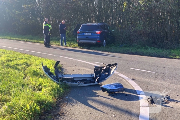 Flinke vertraging door aanrijding