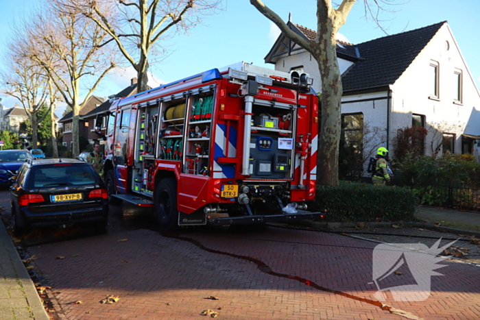 Brand op zolder snel onder controle