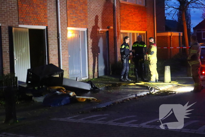 Brand in berging snel onder controle