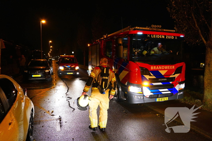 Brandweer druk met brand in woning