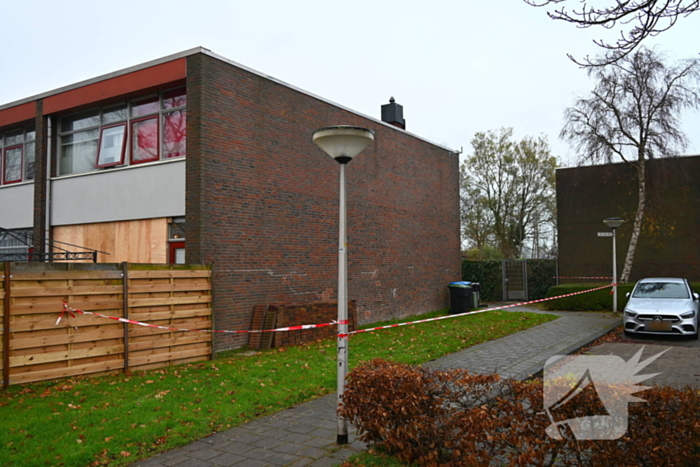 Woning dichtgetimmerd na nachtelijk explosie