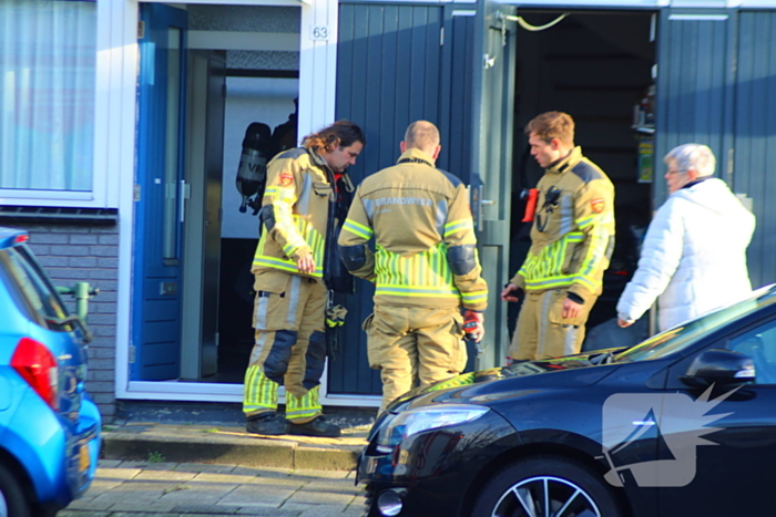 Brandweer draait gaskraan dicht na lekkage