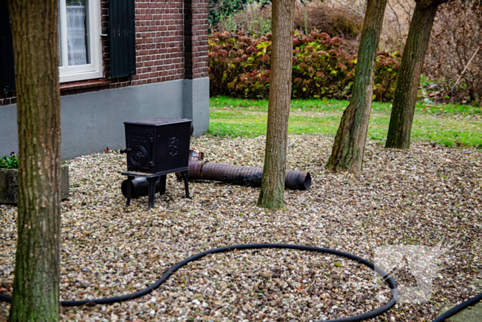 Rookontwikkeling bij schoorsteenbrand