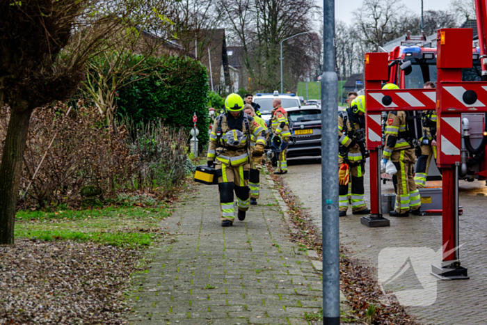 Rookontwikkeling bij schoorsteenbrand