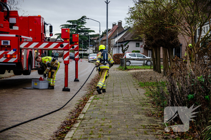 Rookontwikkeling bij schoorsteenbrand