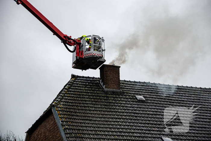 Rookontwikkeling bij schoorsteenbrand