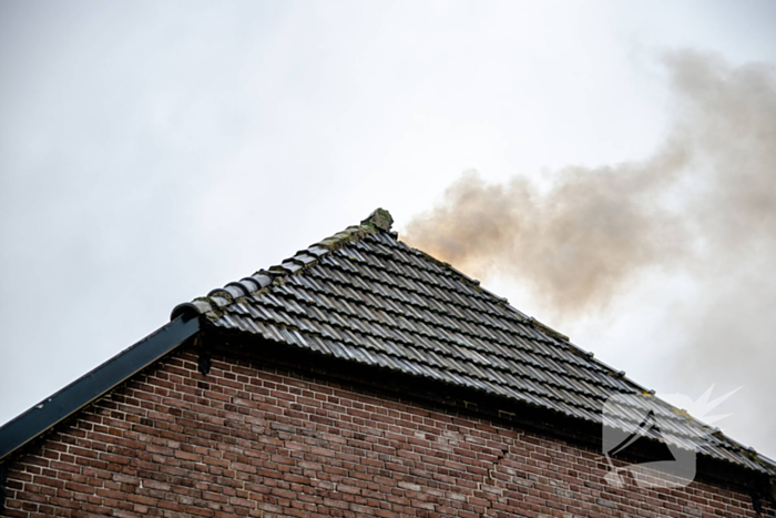 Rookontwikkeling bij schoorsteenbrand