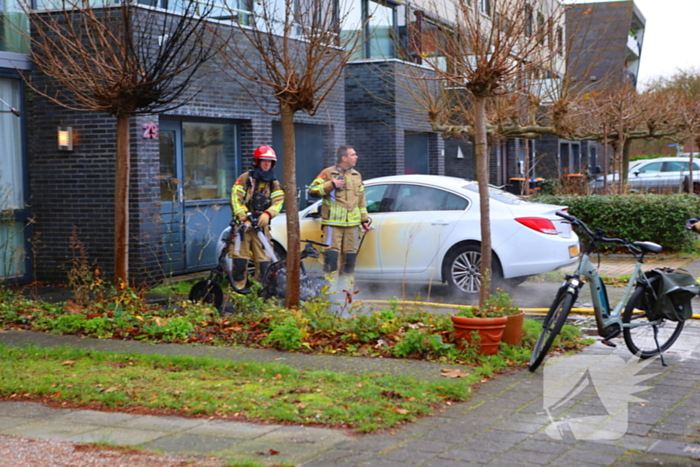 Scooter gaat in vlammen op