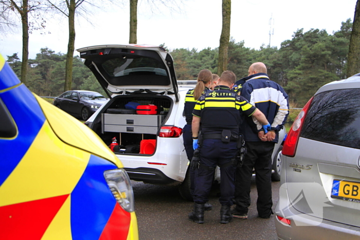 Motorrijder aangehouden na ongeval tijdens vluchtpoging