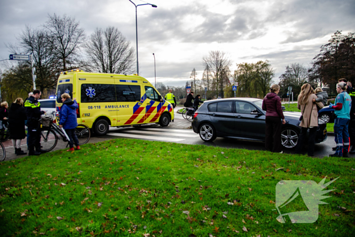 Fietser gewond bij aanrijding met auto