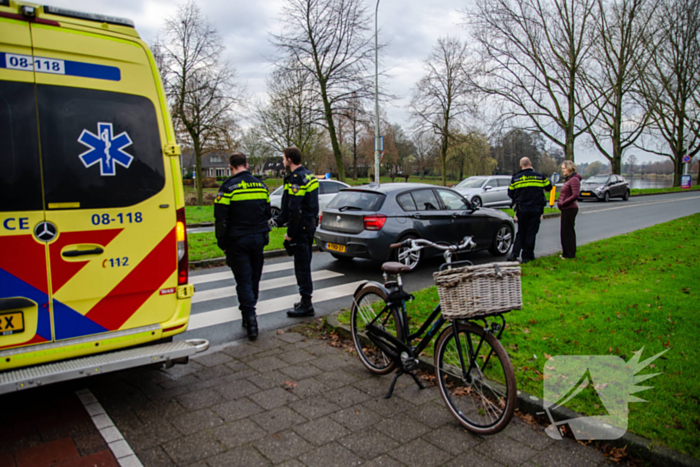 Fietser gewond bij aanrijding met auto