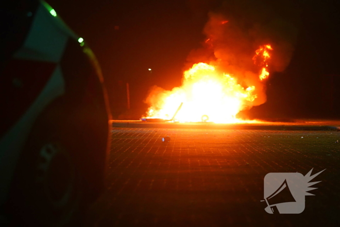 Opnieuw containers in brand gestoken