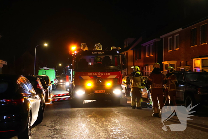 Brandweer druk met schoorsteenbrand