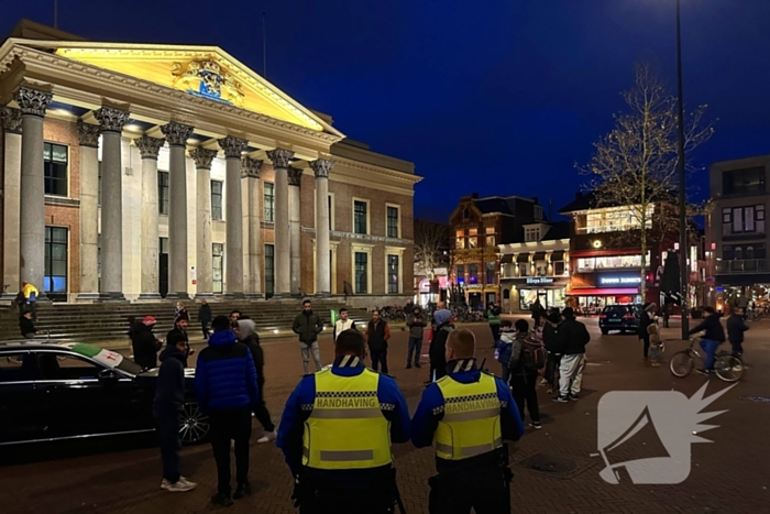 Demonstranten verzamelen zich voor demonstratie van Syrische premier