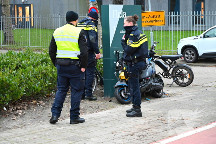 Gewonden bij ongeval tussen fietser en scooter