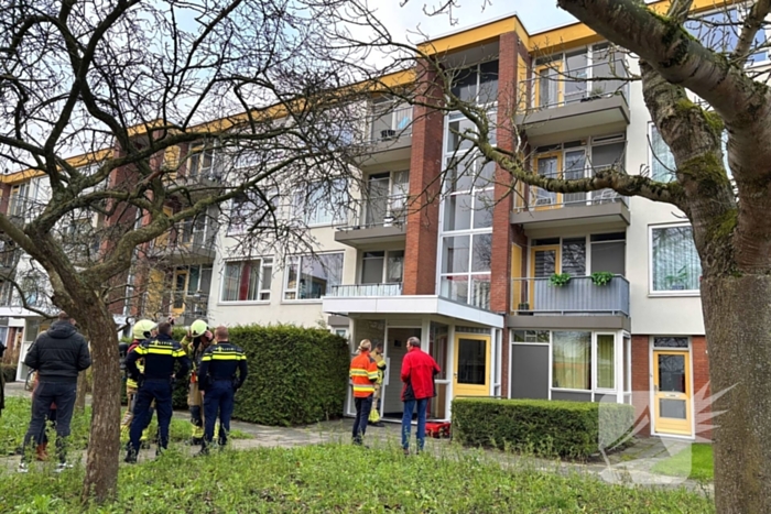 Brandweer doet metingen naar koolstofmonoxide