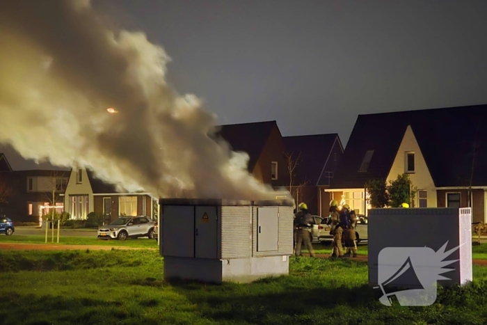 Wijk zonder spanning door brand in elektrakast