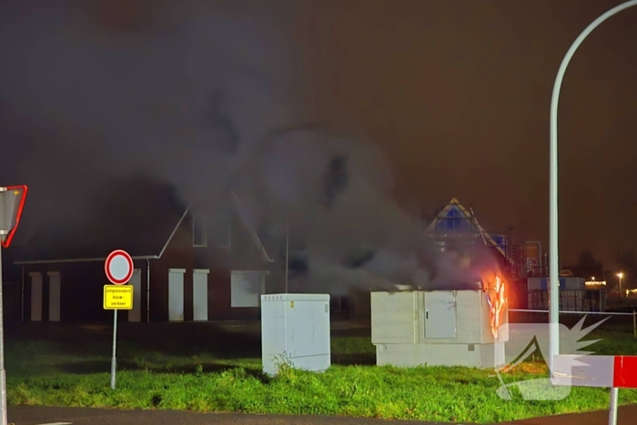 Wijk zonder spanning door brand in elektrakast