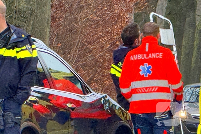 Fietser gewond bij botsing met auto