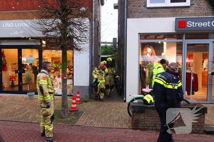 Drukke winkelstraat afgesloten wegens gaslucht