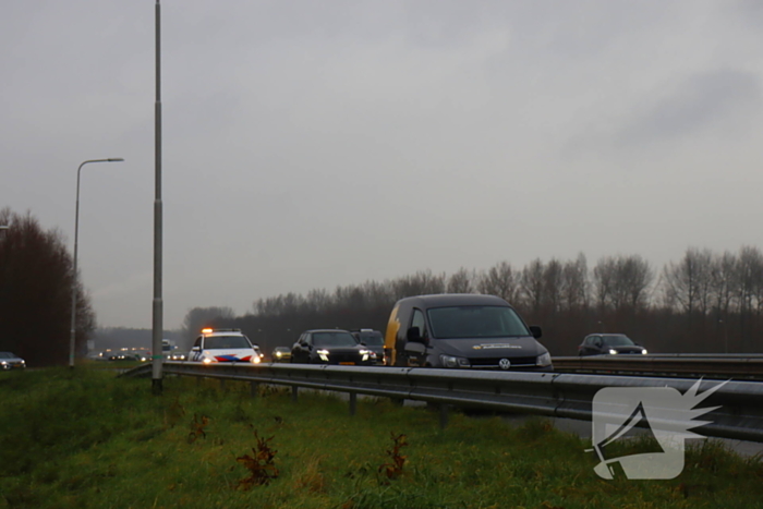 Snelweg afgesloten wegens hulp aan paard