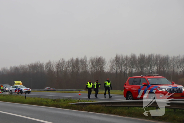 Snelweg afgesloten wegens hulp aan paard