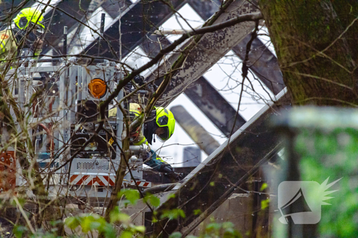 Pannenkoekenhuis compleet verwoest na enorme brand