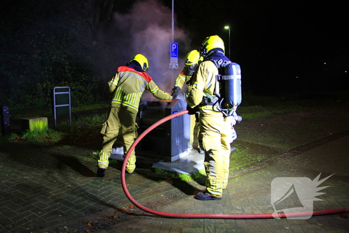 Brand in ondergrondse container gedoofd