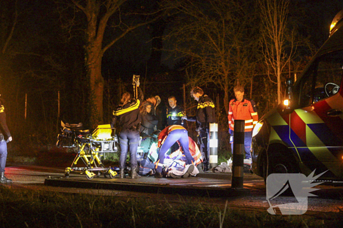 Fietser zwaargewond na val, traumateam ingezet