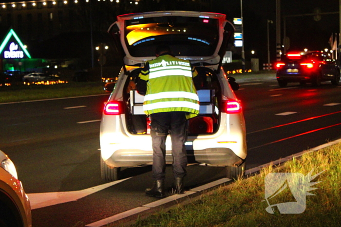 Auto's komen in botsing op N201