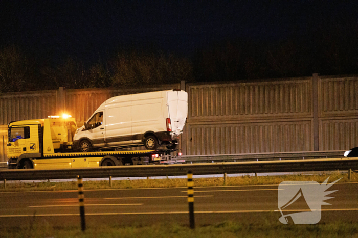 Meerdere voertuigen betrokken bij ongeval op snelweg