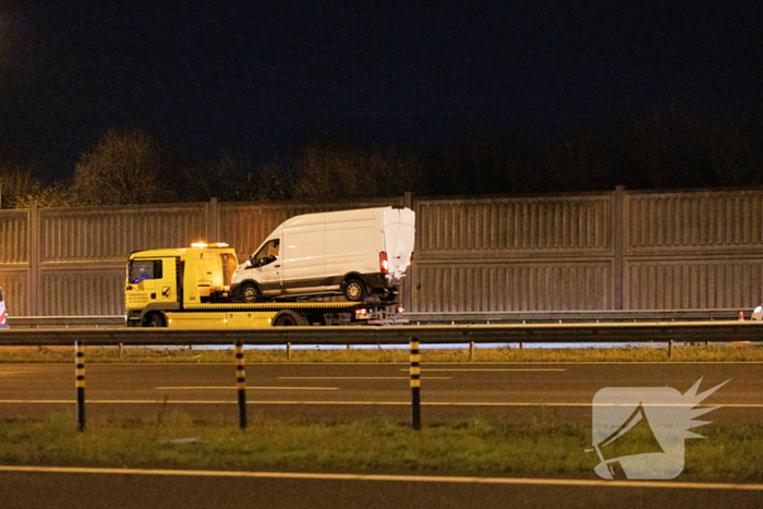 Meerdere voertuigen betrokken bij ongeval op snelweg