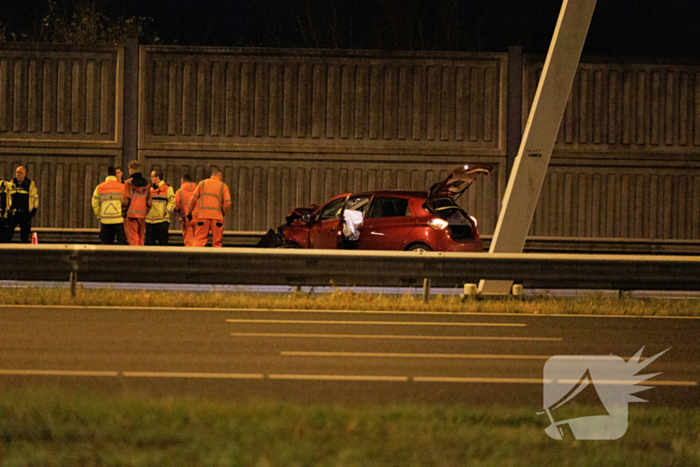 Meerdere voertuigen betrokken bij ongeval op snelweg